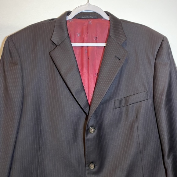 BURBERRY Mens Wool Sport Coat BLACK / 46L - Picture 3 of 11